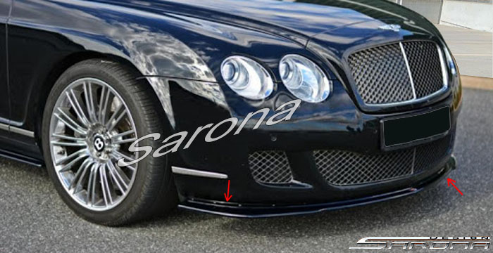 Custom Bentley Flying Spur  Sedan Front Add-on Lip (2009 - 2013) - $590.00 (Part #BT-037-FA)